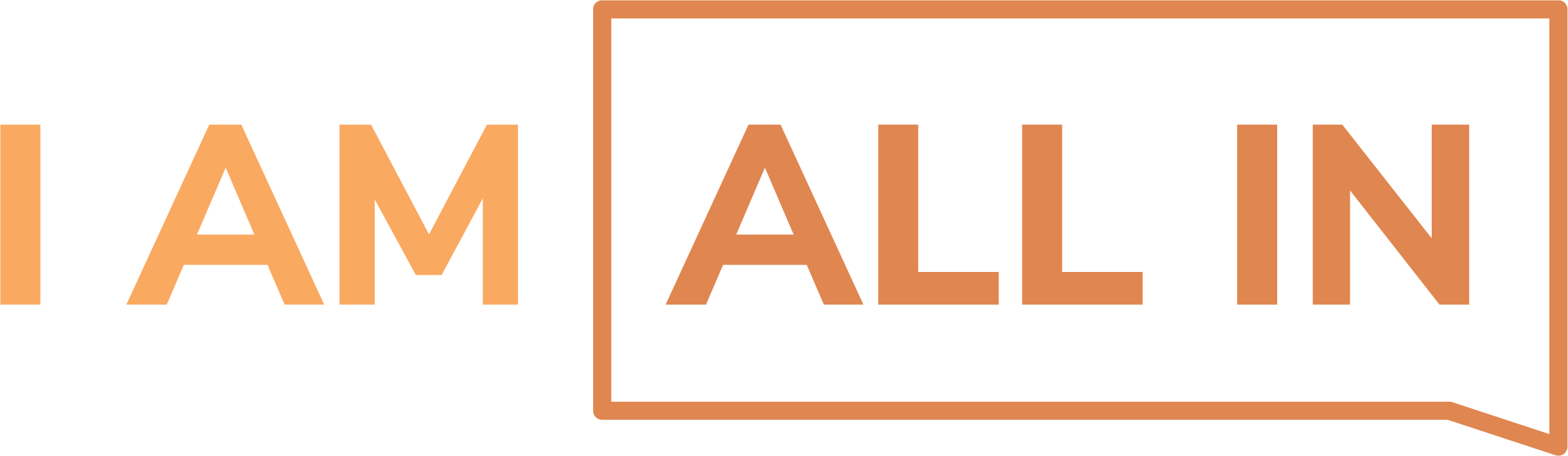 I am All In logo