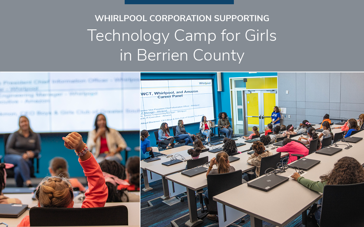 Whirlpool Corporation Supporting Technology Camp for Girls in Berrien County 3